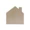 18 Pack: 3.5" Chunky House Plywood Shape by Make Market®